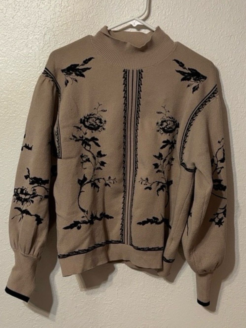 Jason Wu Floral Sweater Large